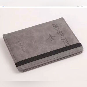 Passport Travel Wallet- gray